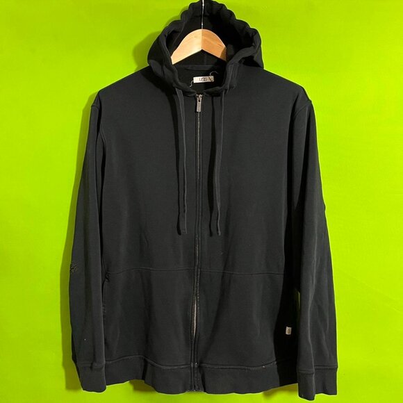 UGG Other - XL Ugg Black Blank Distressed Hoodie